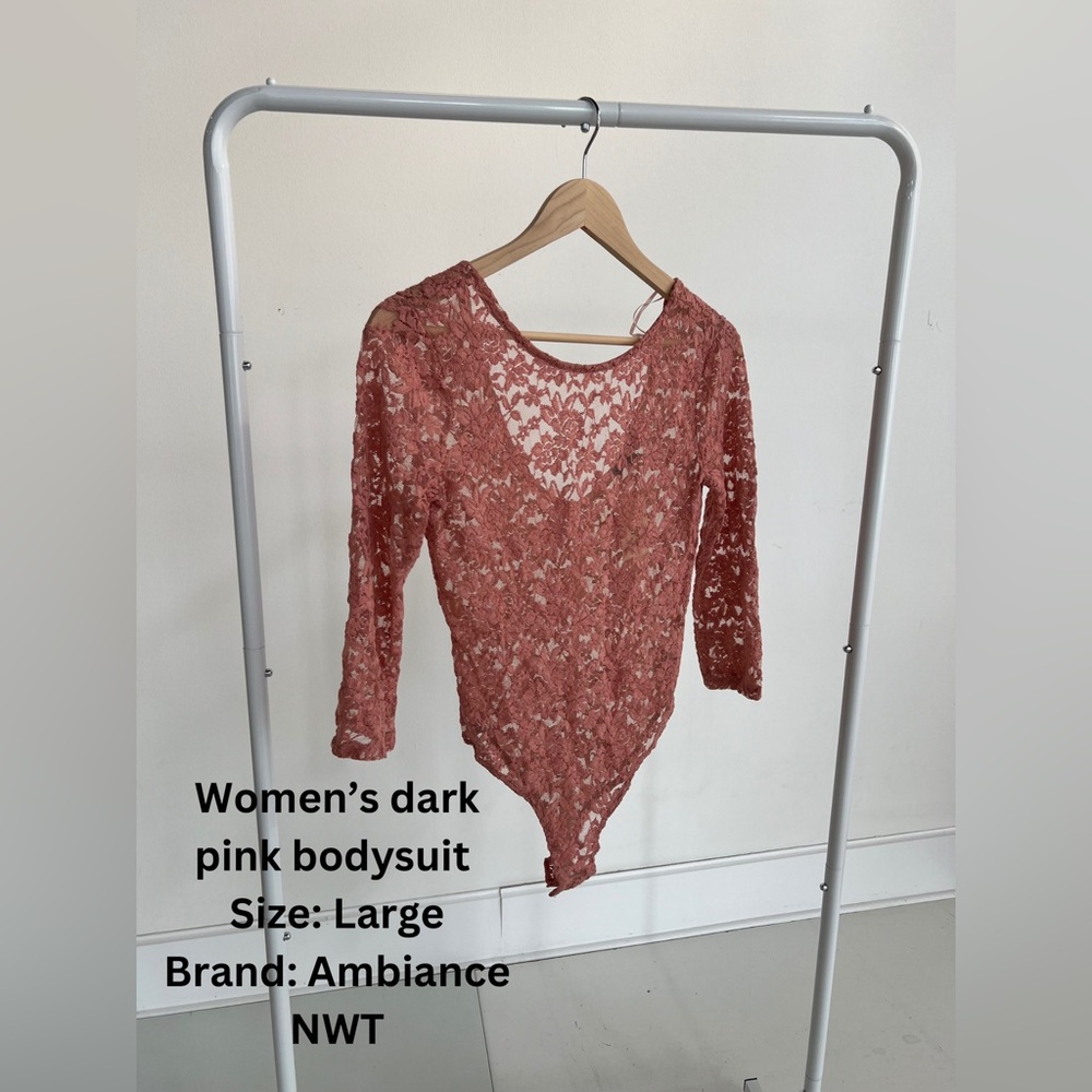 Women’s dark pink bodysuit